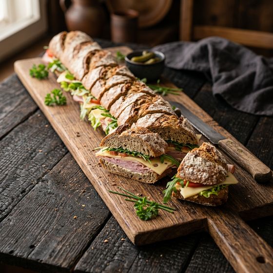 Gefülltes Brot