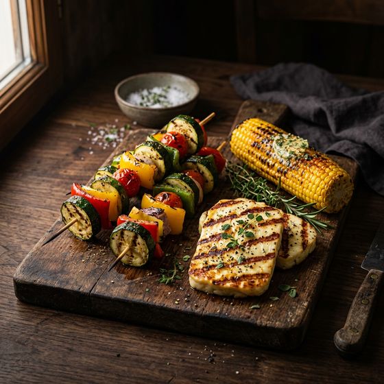 Vegetarische Variante Kanalgrill