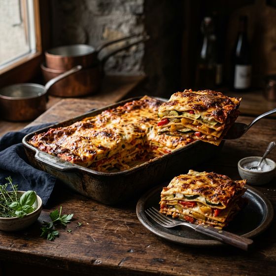 Lasagne mit Gemüse