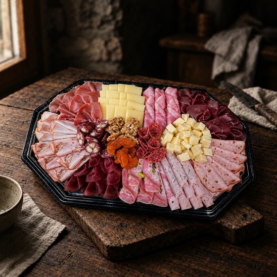 Gemischte Platte mit Käse